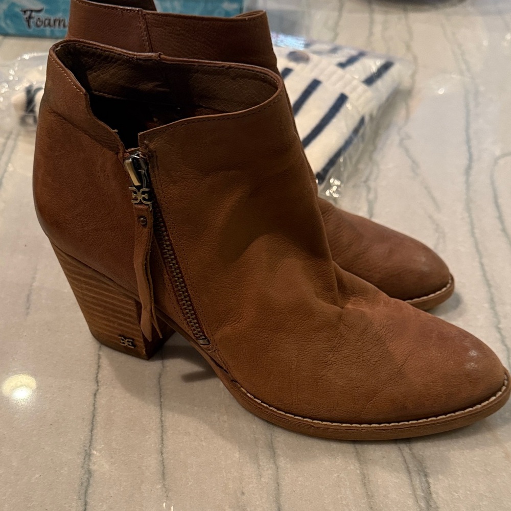 Sam Edelman Brown Ankle Boots